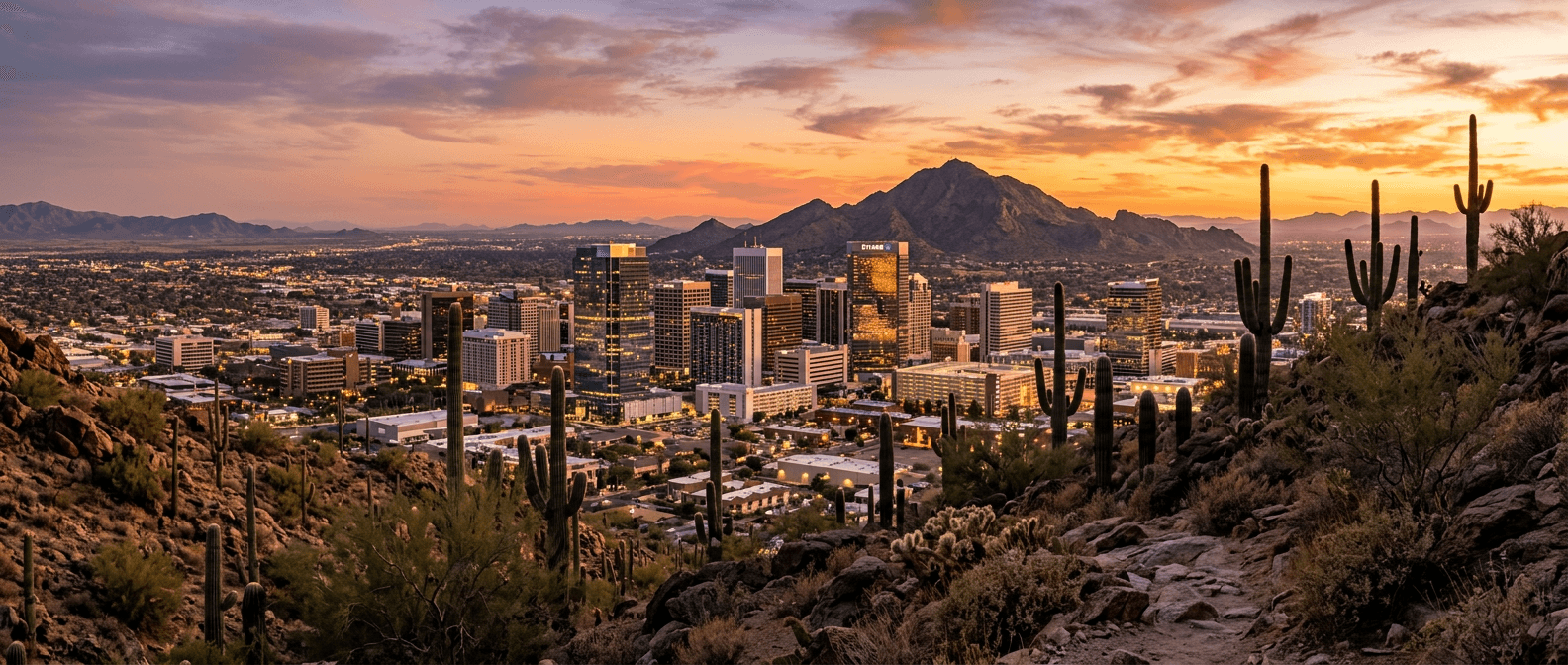 AC replacement in Phoenix, AZ: A Phoenix, Arizona neighborhood